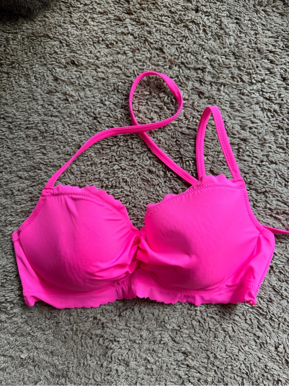 Victoria's Secret Neon Pink bikini top